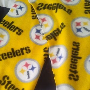 Yellow Steelers Fleece Blanket